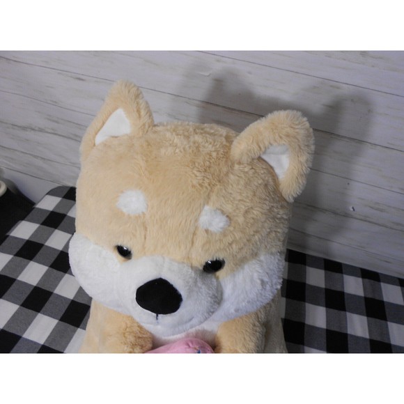 EXC! Birthday Walgreens LARGE Buttery SOFT Sheba Inu Plush Dog Stuffed Animal 23 - Picture 8 of 9